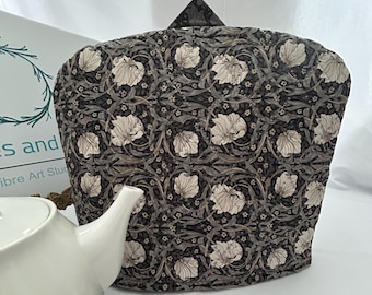 William Morris Tea Cozy: Pimpernel Floral, Quilted Teapot Cover