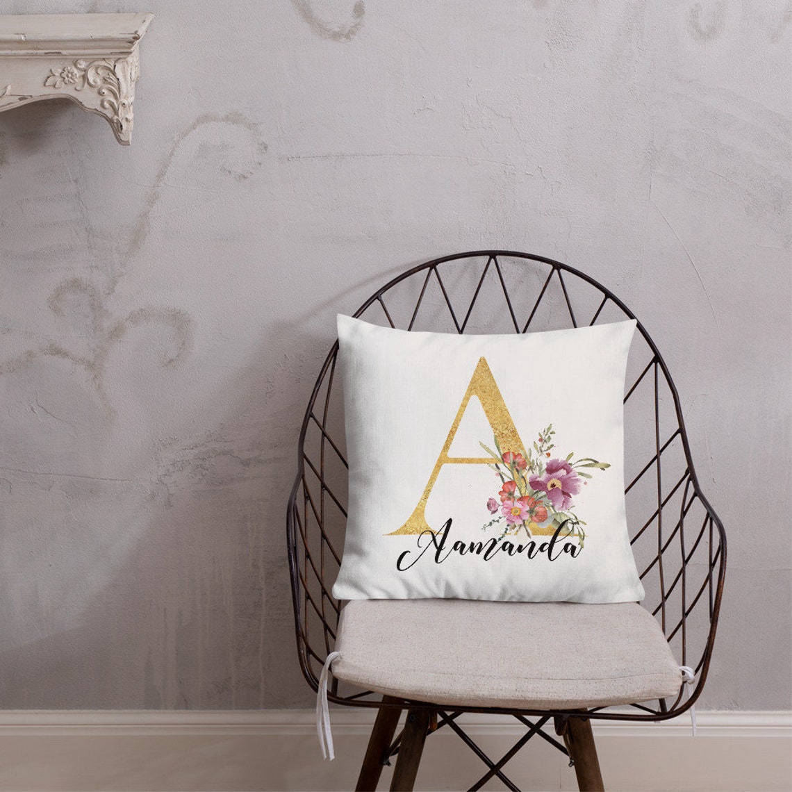 Throw pillow personalized pillow Etsy