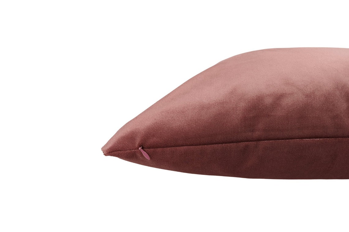 Throw Pillow Peach Velvet Pillow Covers Peach Velvet Cushion Etsy