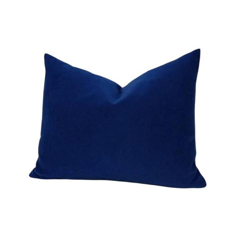 Lumbar pillow royal blue velvet pillow covers royal blue Etsy