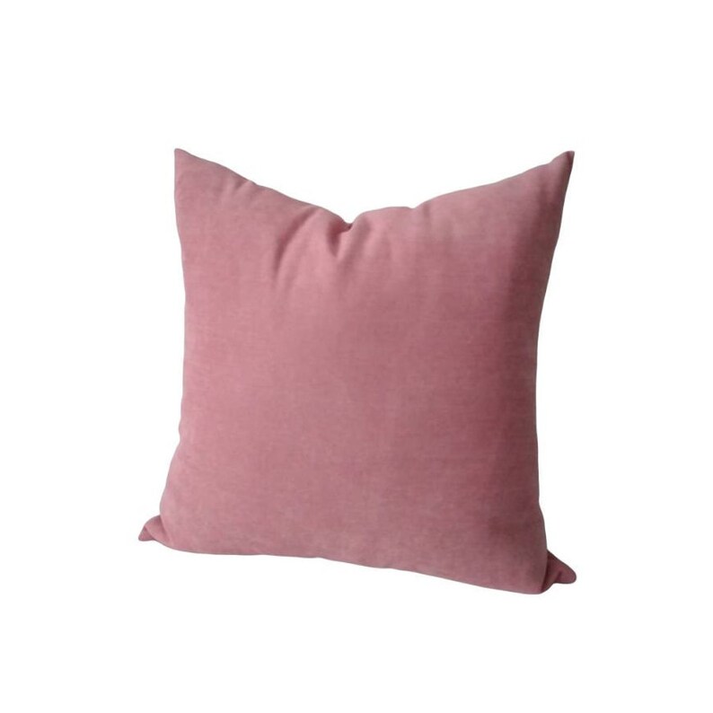 Throw Pillow Blush Velvet Pillow Covers Blush Velvet Cushion Etsy