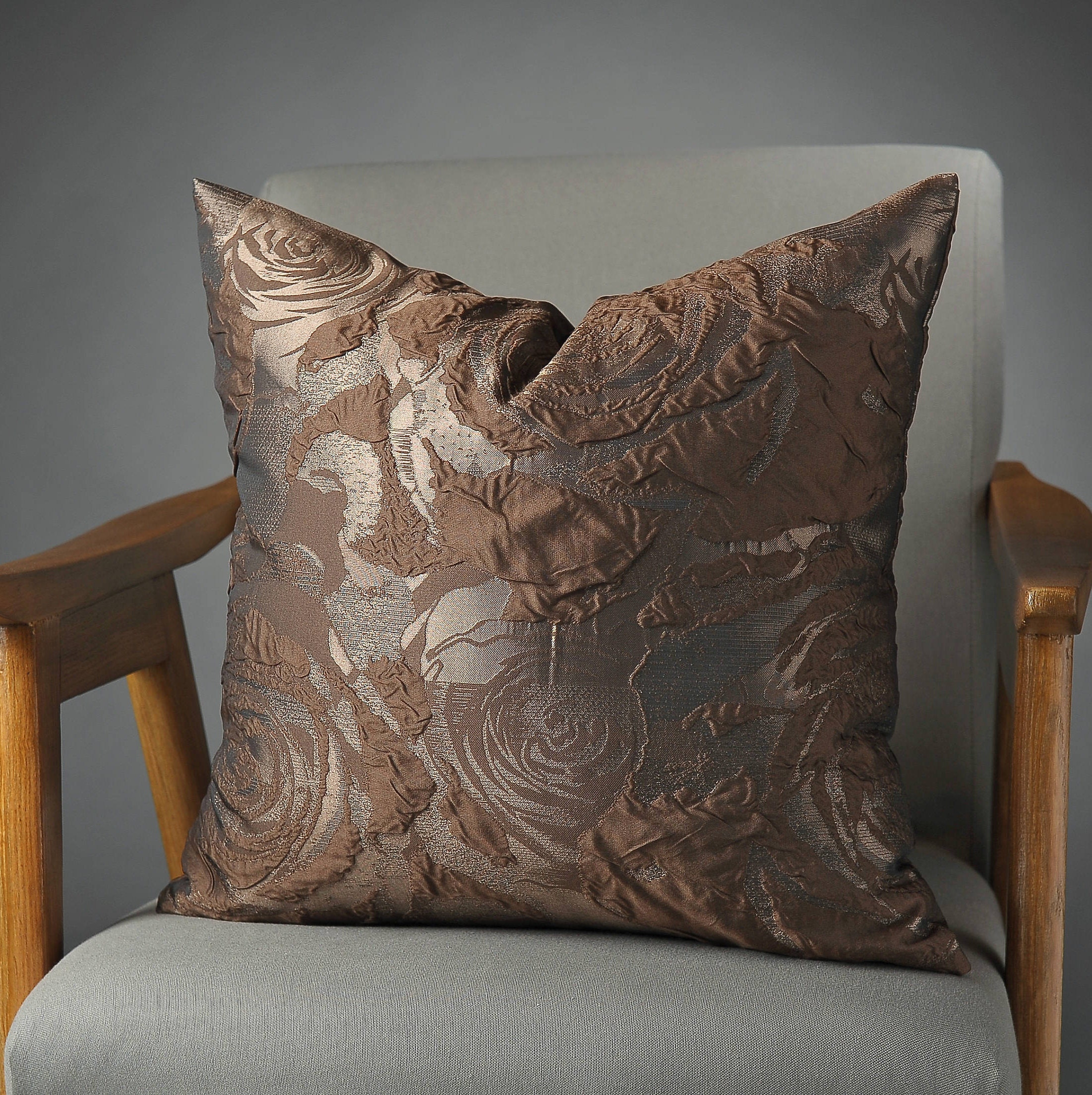 Brown Pillow Brown Pillows Brown Bed Pillow Brown Pillow Etsy