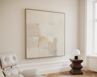Contemporary Abstract Art Print, Soft Beige Printable Art, Neutral Modern Minimalist Poster INSTANT DOWNLOAD Printable Wall Decor