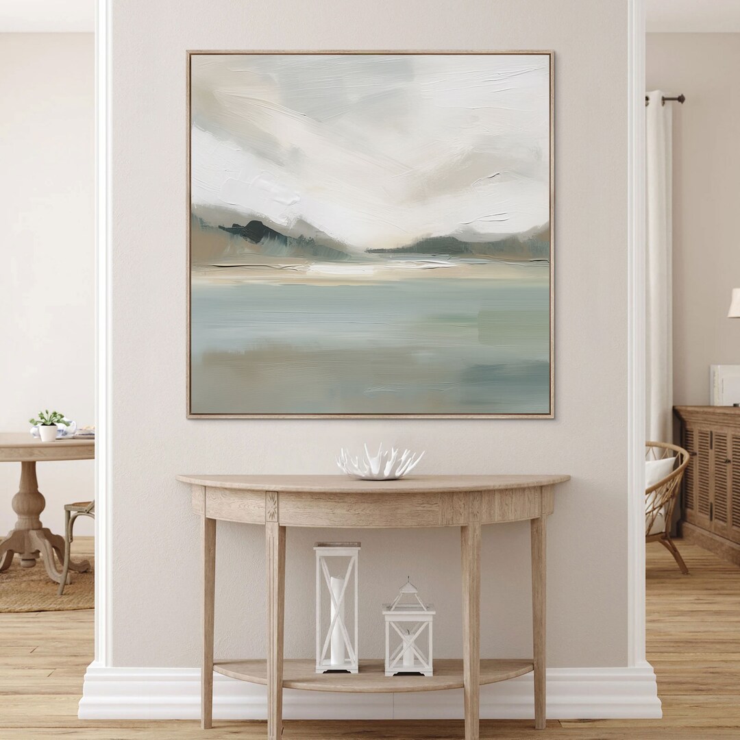 Abstract Landscape Print,muted Colors Art, Printable Art, Moody