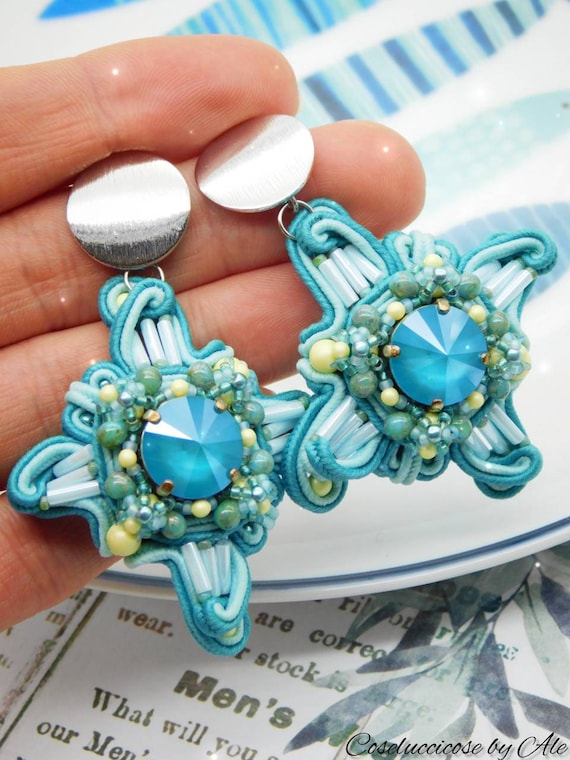 Etsy soutache earrings sale