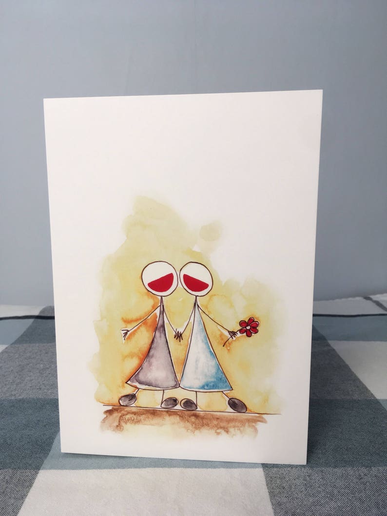 Best friend personalised birthday card A5 greetings card