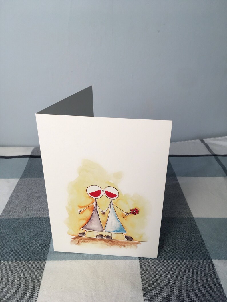 Best friend personalised birthday card A5 greetings card