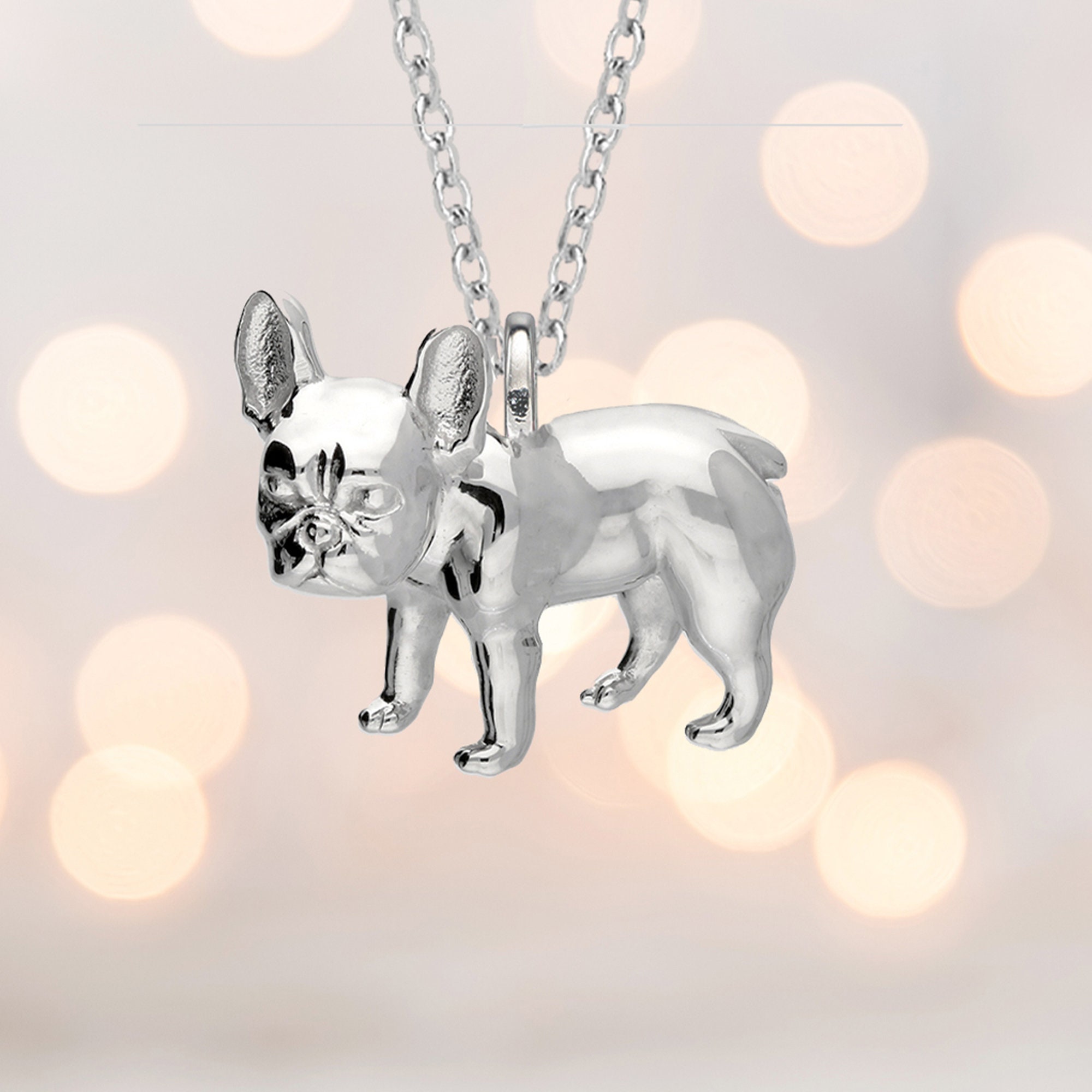 Sophie French Bulldog Keychain