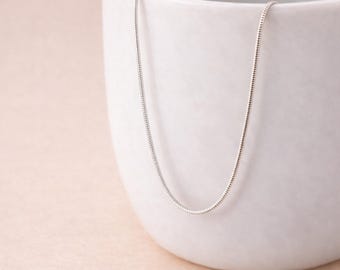 Sterling Silver 1.4mm Round Snake Chain Necklace – 16in to 28in