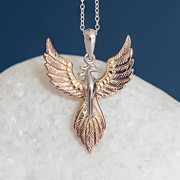 18ct Gold Plated Phoenix Necklace