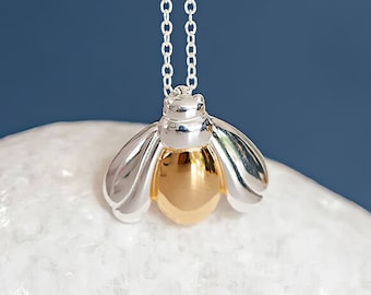 Tiny 18ct Gold Plated Bee Necklace