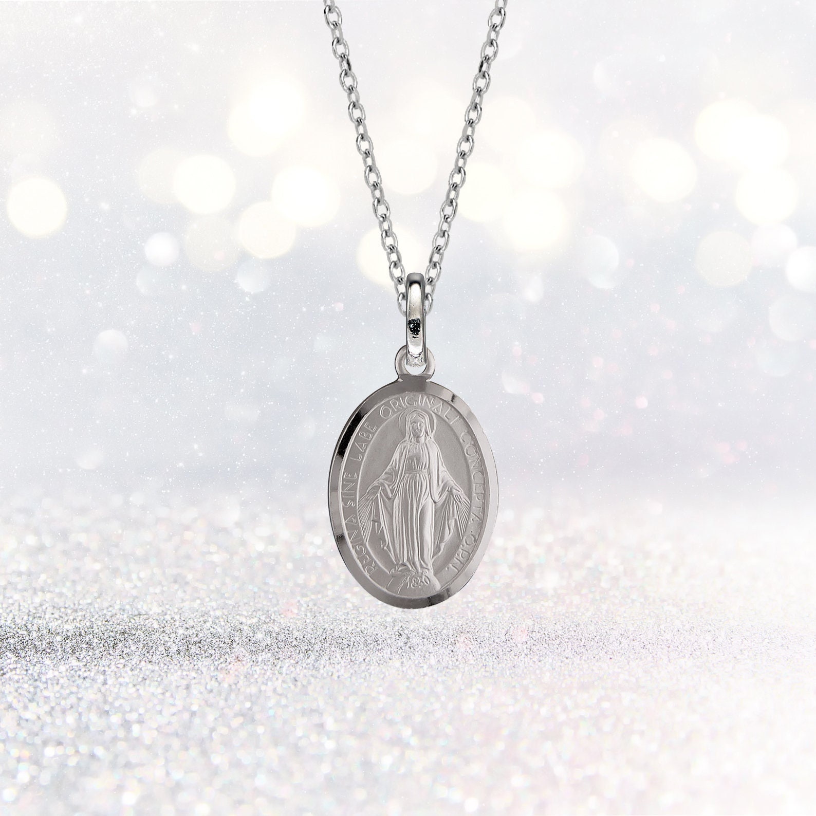 Personalised Sterling Silver Miraculous 