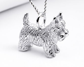 Sterling Silver Scottie Dog Necklace