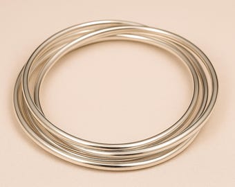 Sterling Silver Russian Wedding Bangle