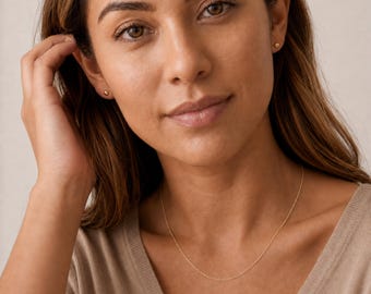 Oval Belcher Chain Necklace In Solid 9ct Gold