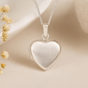 Personalised Sterling Silver Heart Locket