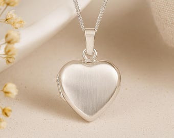Personalised Sterling Silver Heart Locket