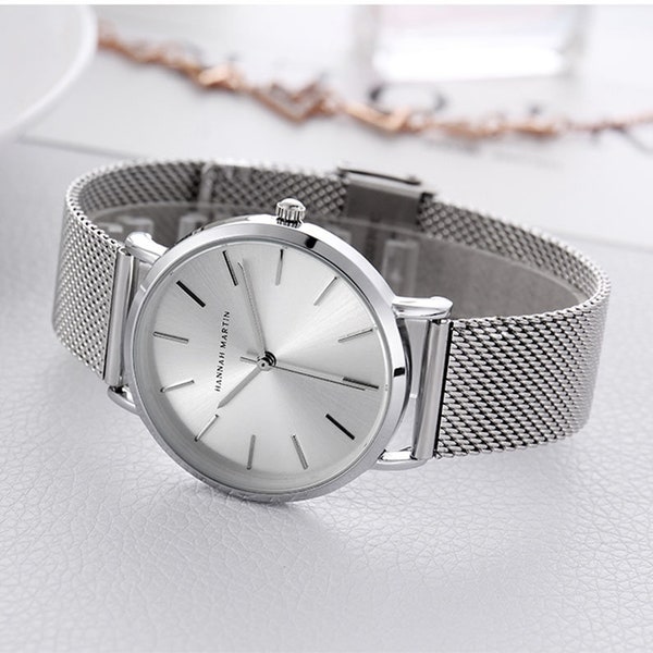 Personalised Silver Watch