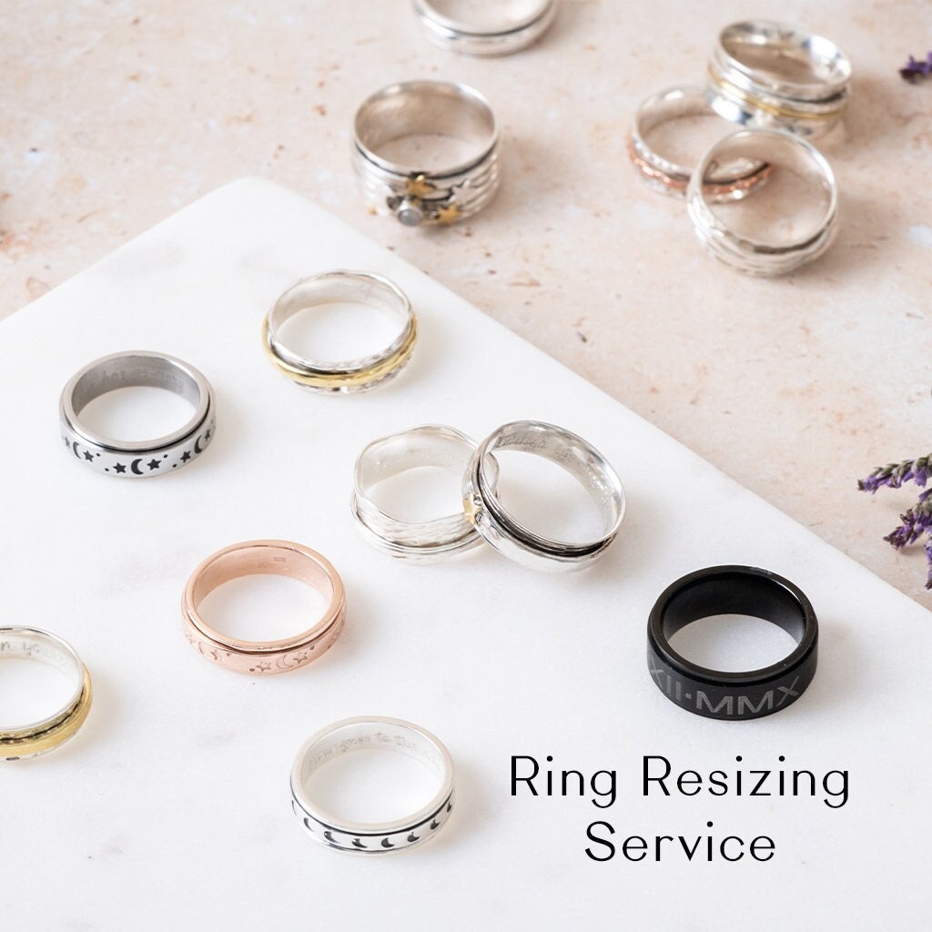 Ring Sizer, Ring Size Adjuster for Loose Rings, Ring Resizer, Invisible Ring  Guard for Women, Men, 4 Sizes Spirals for Gold, Silver Jewelry 