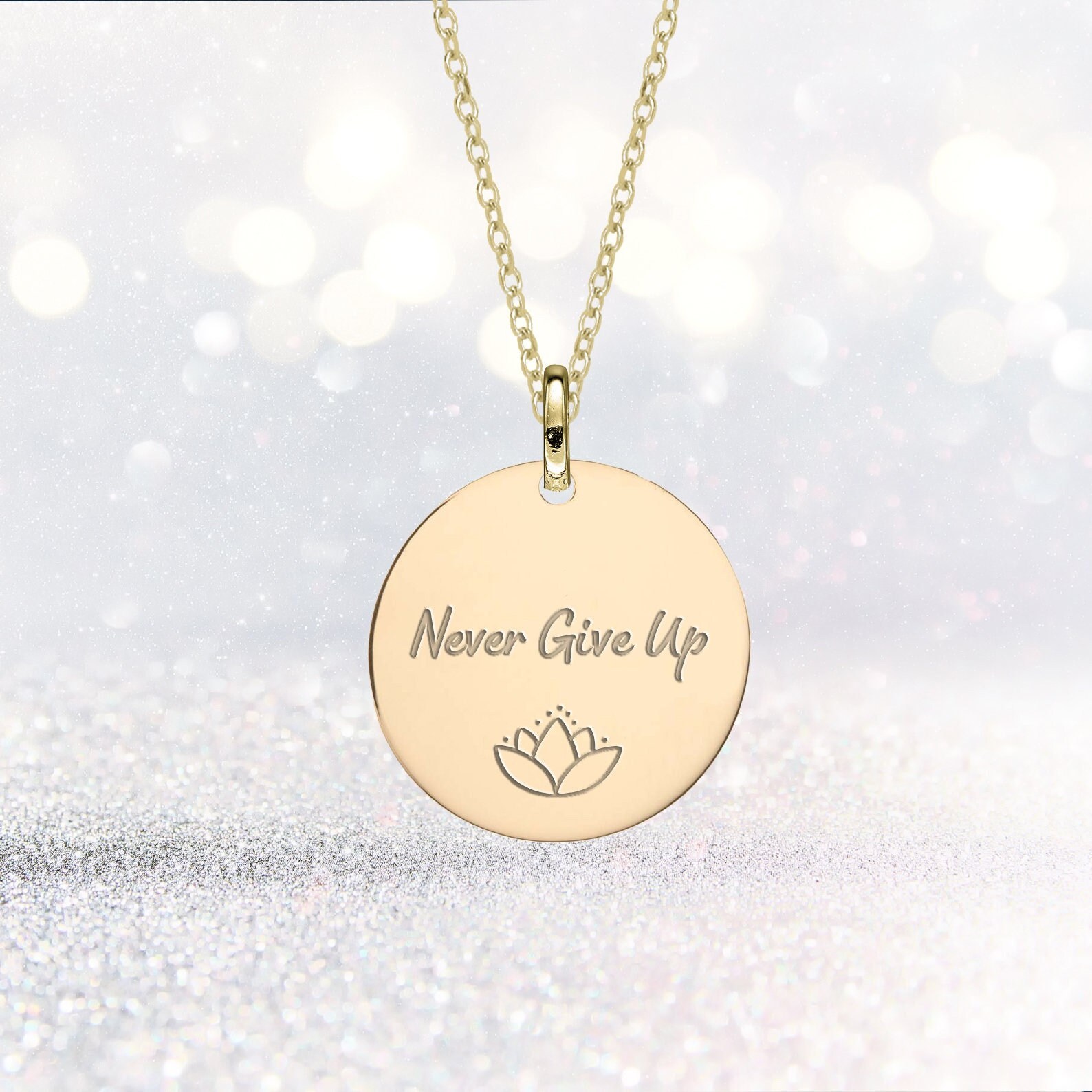 Personalised 9ct Gold Oval Vintage 