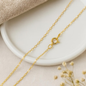 Collier chaîne en or jaune 9 carats - 40 à 50 cm