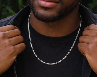 Oxidised Sterling Silver Snake Chain – 20in To 22in