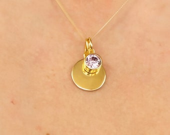 18ct Gold Plated June Birthstone Necklace Set