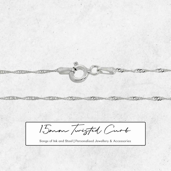 Twisted curb deals chain