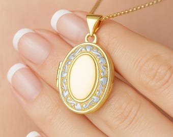Personalised Solid 9ct Yellow Gold Love Locket