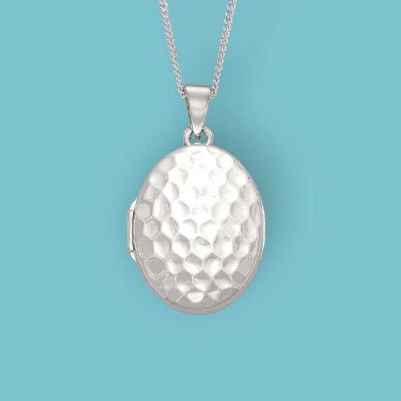Personalised sterling 2024 silver locket