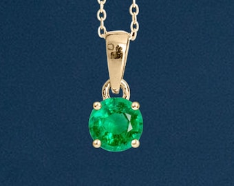9ct Gold May Birthstone Necklace