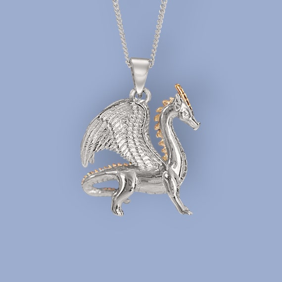 Dragon necklace hotsell sterling silver