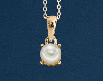 9ct Gold June Birthstone Necklace