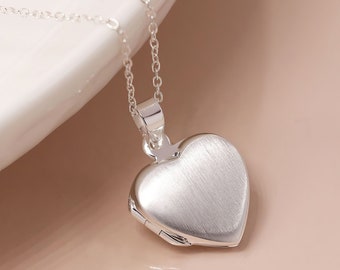 Personalised Sterling Silver Heart Locket