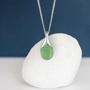 Jade necklace etsy sale