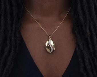 Personalised Solid 9ct Yellow Gold Diamond Oval Locket Necklace With Photos