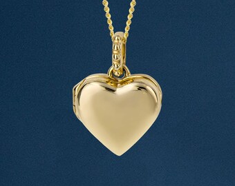 Personalised Solid 9ct Gold Heart Locket
