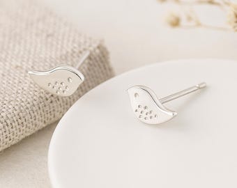 Dainty Bird Stud Earrings • Sterling Silver Bird Studs • Nature Jewellery • Gift for Her • Minimal Animal Earrings •