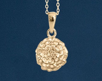 Tiny 18ct Gold Plated Marigold Necklace