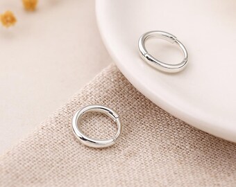 Mini Sterling Silver Huggie Hoop Sleeper Earrings