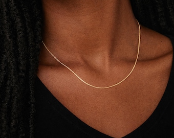 Solid 9ct Gold Light Spiga Wheat Chain – 16in To 20in