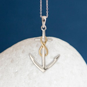 Sterling Silver Anchor Necklace