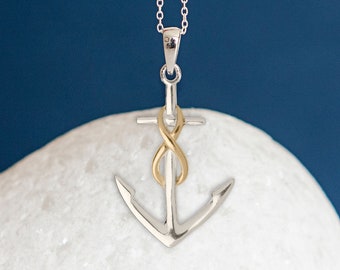 Sterling Silver Anchor Necklace