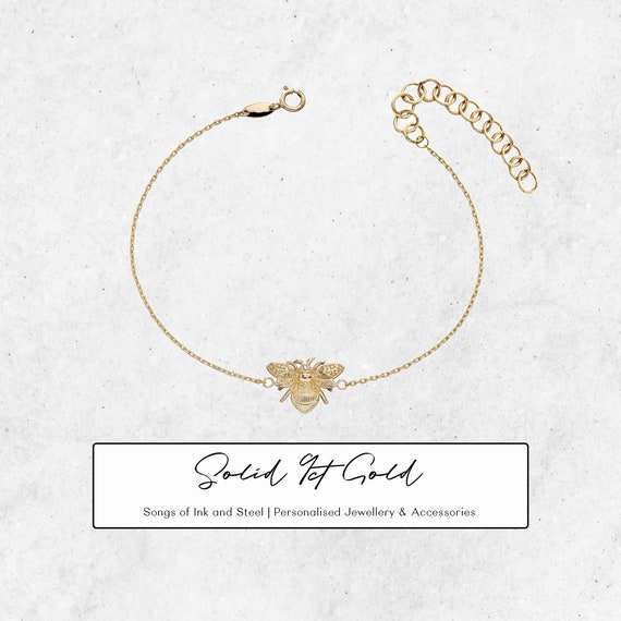 Personalised bee bracelet deals