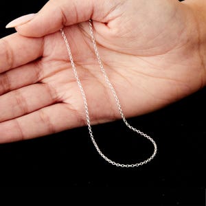 Sterling Silver Medium Belcher Chain Necklace - 1.7mm