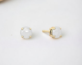 Mini 9ct Gold June Birthstone Stud Earrings