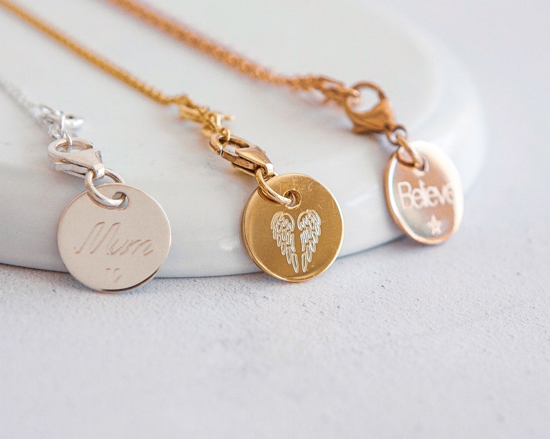 Sterling Silver Textured Oak Leaf Pendant Necklace  FREE image 3