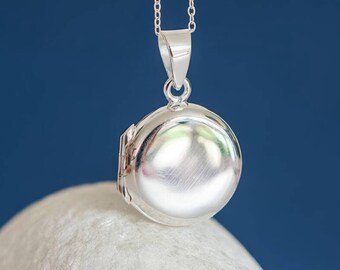 Personalised Sterling Silver Round Locket