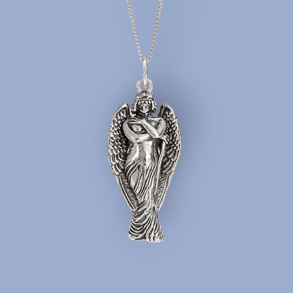 Oval Lady Guadalupe Guardian Angel Necklace Catholic Virgin - Temu