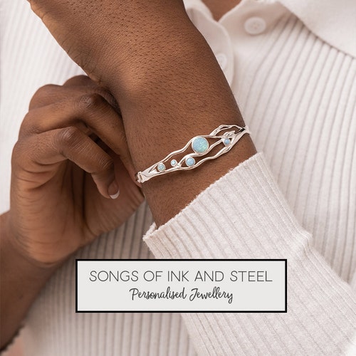 Oxidised Sterling Silver Marine Anchor Chain Bracelet - Etsy